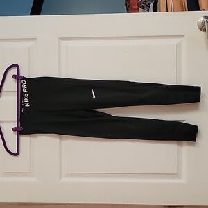 Nike pro leggings, bkack, size xs